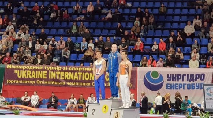 Ukrainian International Cup (GAM) : Enzo Fazari décroche l’argent aux arçons