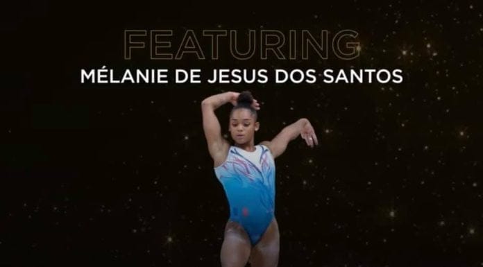 Parenthèse pailletée pour Mélanie De Jesus Dos Santos