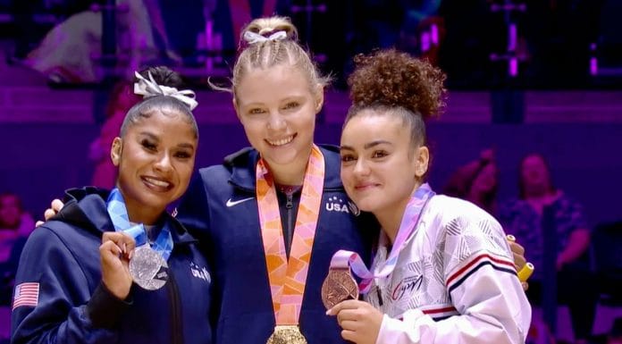 Coline Devillard remporte le bronze au saut aux Mondiaux de Liverpool