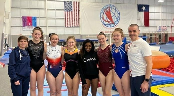 Cinq tumbleuses de l’Acro Sarthe en stage aux Etats-Unis