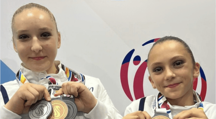 Championnats d’Europe de gymnastique acrobatique : le triplé pour Lili David et Julie Philouze