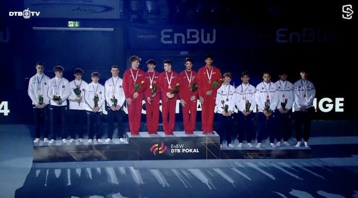 DTB Pokal Team Challenge : l’équipe de France masculine junior en bronze