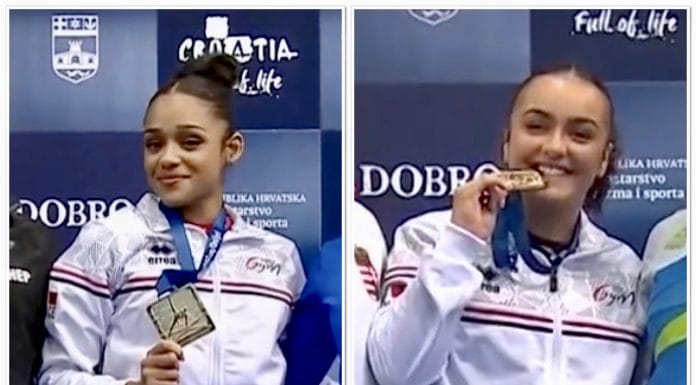 Coupe du monde d’Osijek : Mélanie De Jesus Dos Santos et Coline Devillard en or