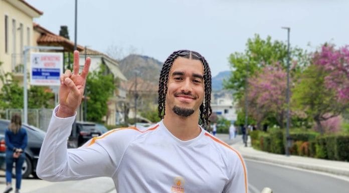 Loris Frasca, porteur de la flamme olympique à Olympie, un moment d’exception