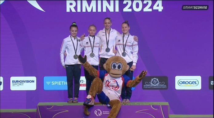 Championnats d’Europe junior GAF (Rimini 2024) : de l’or et du bronze pour Elena Colas, Maiana Prat, Lola Chassat et Perla Denechère