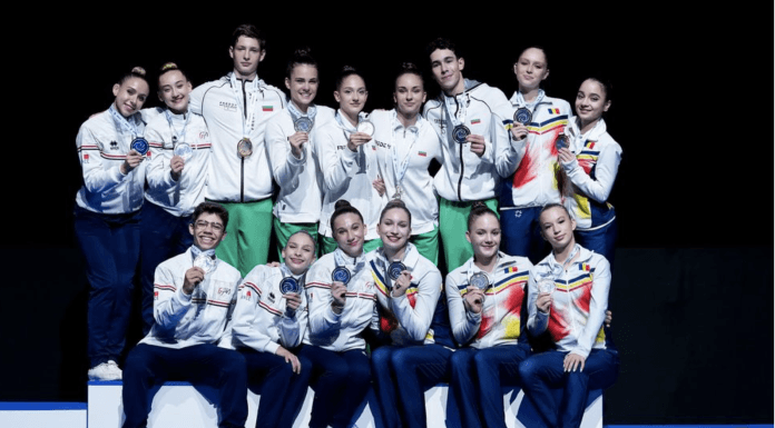 Championnats du monde junior d’aérobic : le groupe France est vice-champion du monde