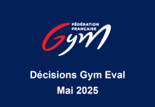 Les résultats du Gym Eval pour la saison 2025-2026 sont sortis