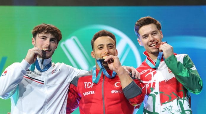 Léo Saladino est vice-champion d’Europe au concours général, Anthony Mansard termine 4ème