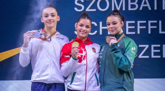 Romane Hamelin remporte l’argent aux barres pour sa première coupe du monde