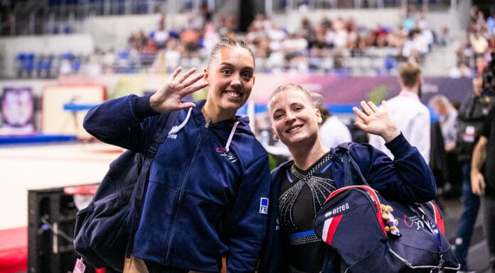 Antibes Acrobatics : Léa Labrousse et Cléa Brousse en bronze en trampoline synchronisé