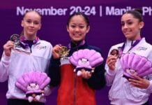 Championnats du monde junior : Elena Colas et Maïana Prat, médaillées d’argent et de bronze au sol