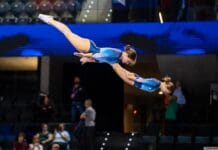 Alice Chaminade et Sophie Darous sont championnes du monde junior en trampoline synchronisé