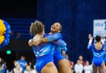 Jordan Chiles décroche le premier Perfect 10 de son histoire au saut en NCAA