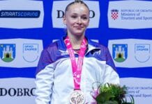 Elena Colas remporte le bronze européen au concours général